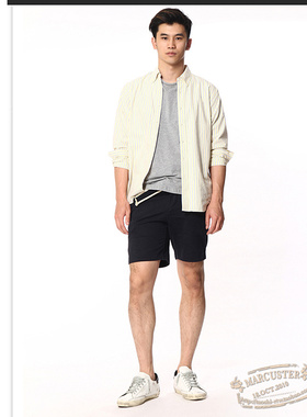 rtw衬衫男长袖2025年韩版帅气春秋休闲百搭牛津纺条纹衬衣63646