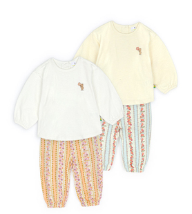 2026 韩单春季新款竹节棉套装（单裤子）