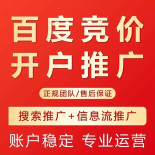 百度/360/搜狗/神马竞价开户关键词 抖音/快手/红薯/闲鱼广告开户