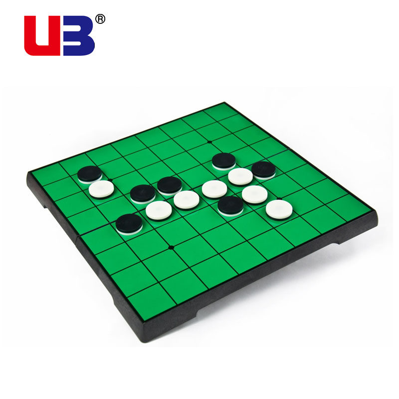 黑白翻转棋 奥赛罗棋便携磁性棋子折叠圆角棋盘