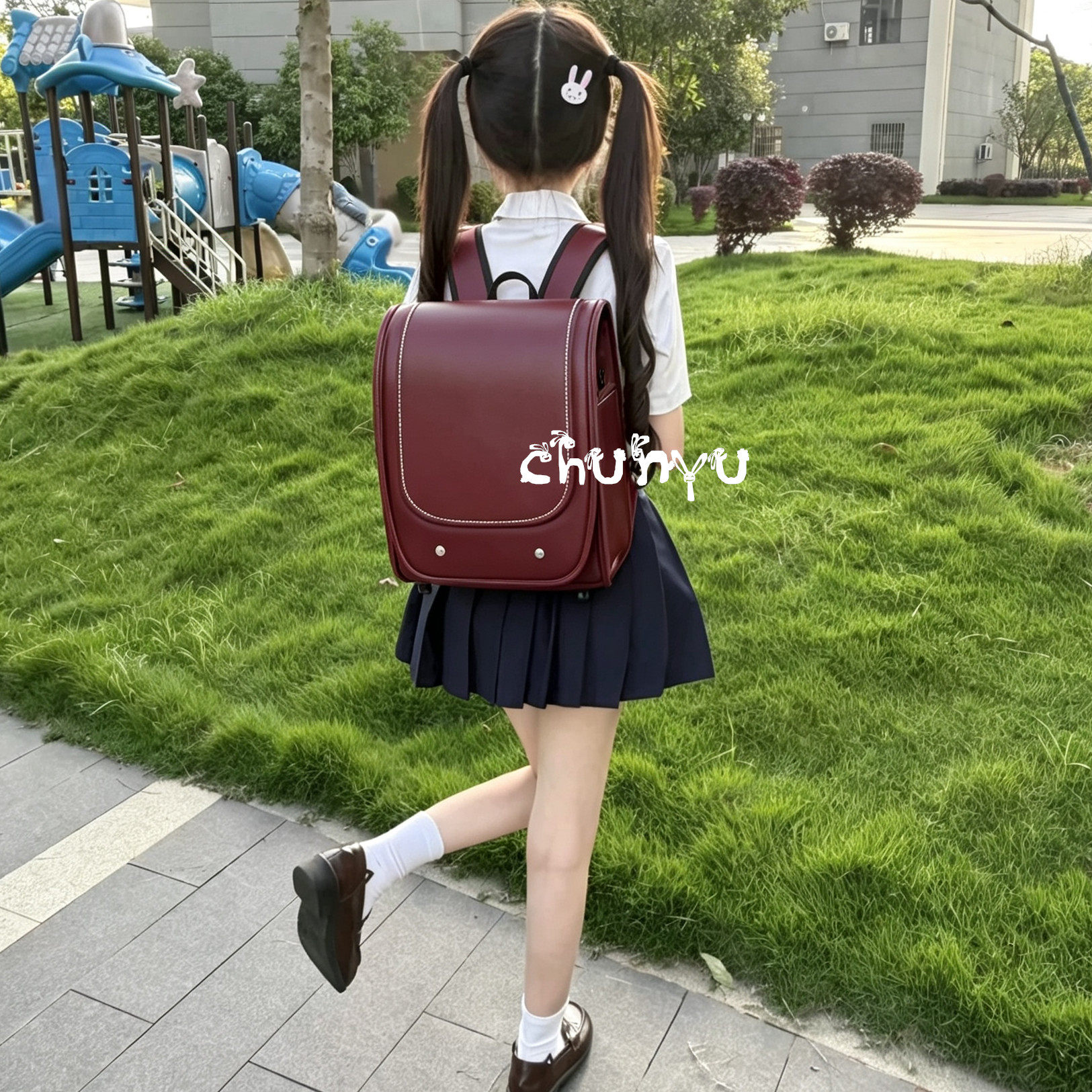 日式小学生书包男女儿童1-6年级减负护脊轻便双肩包拍照cosplay