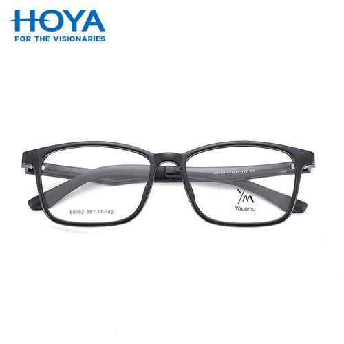 65102HOYA眼镜架全框素颜