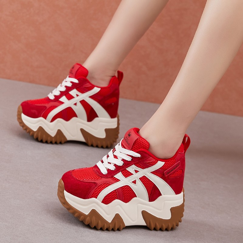 2025年春秋新款时尚厚底老爹鞋