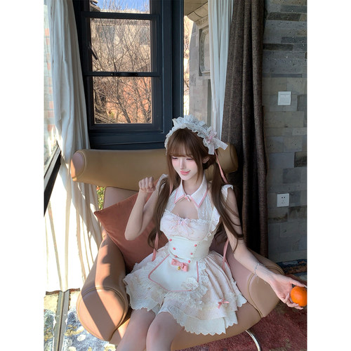 【瑞茜】古堡花园 春夏甜美可爱风上衣半裙 R8572-1Y