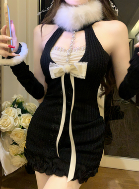 【瑞茜】隐缀甜欲 早春款纯欲风性感小众设计时尚套装R66506H