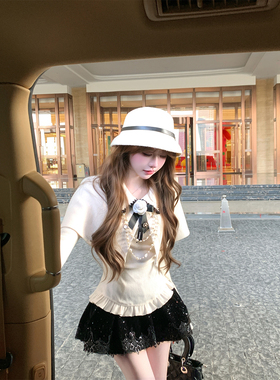 【瑞茜】民国大小姐 秋冬千金风时尚套装斗篷上衣R66508-1H