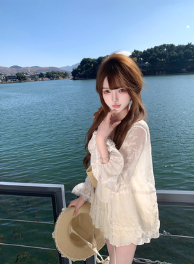 【瑞茜】白茉莉之梦 春夏新款纯欲风半身裙上衣半裙R66525-2H