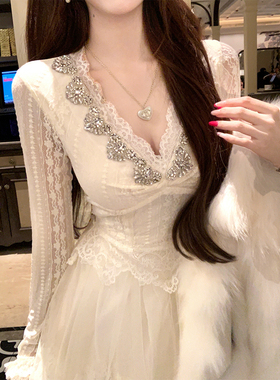 【瑞茜】千金归来 徐妍露思穿搭千金风生日宴会连衣裙R66359H