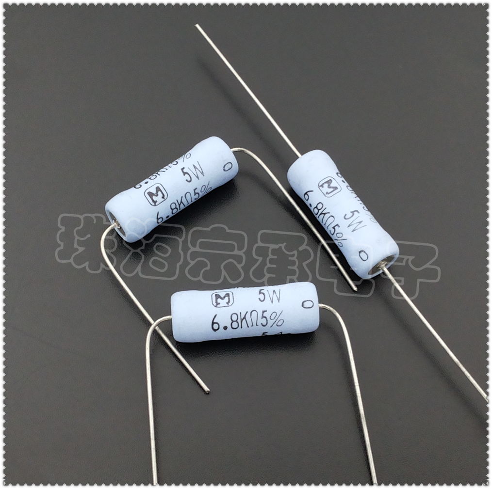进口印尼 6.8K 5W 松下 ERG 铜脚 金属氧化膜电阻 Panasonic 6K8