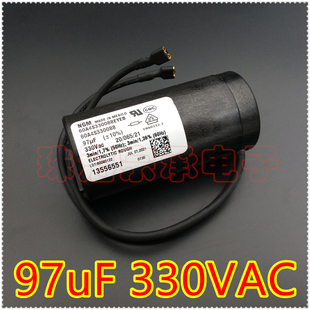 进口墨西哥 NGM 60A4S330088EYEB 97uF 330VAC 压缩机启动电容器