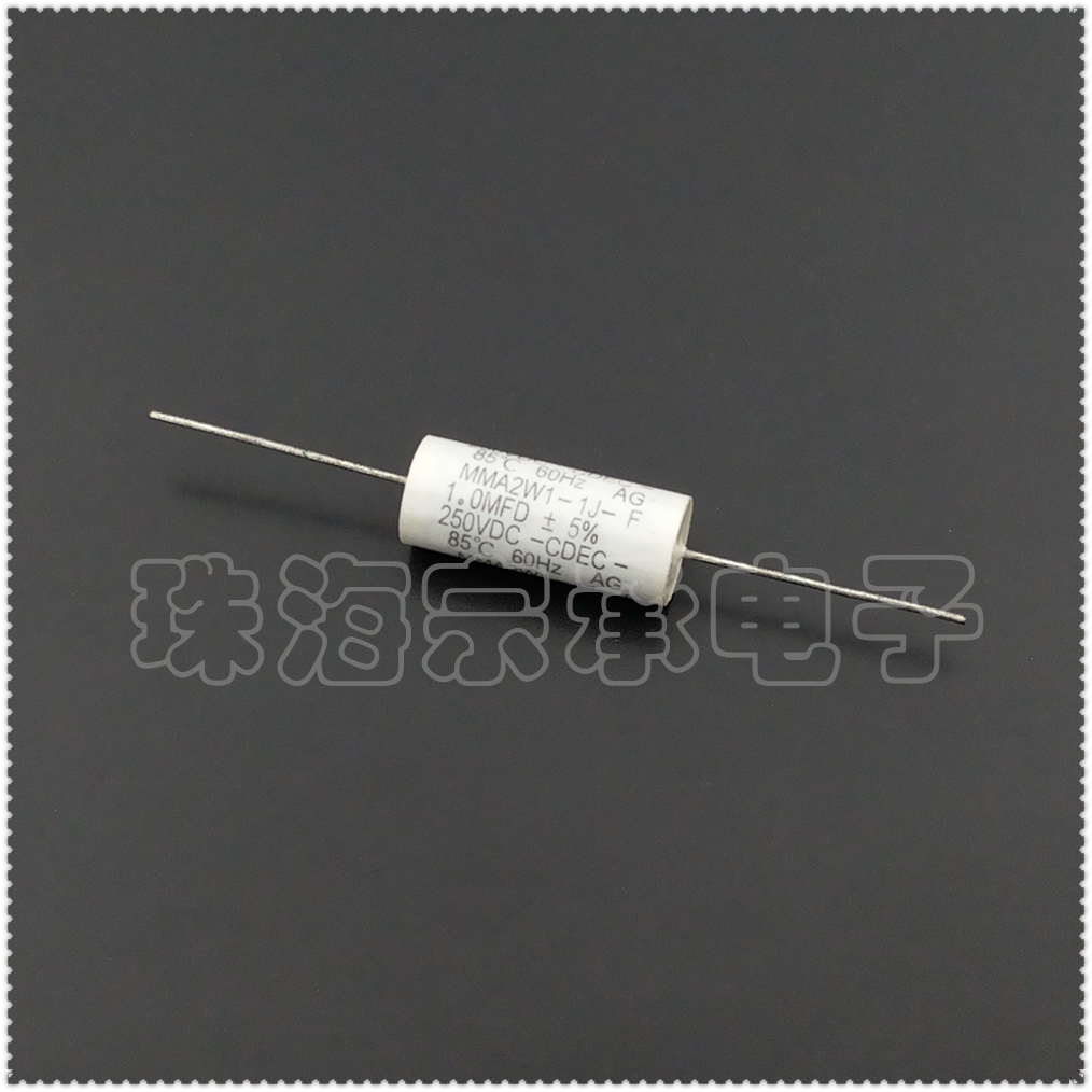 1uF 250V CDE MMA2W1-1J-F 1.0MFD 轴向薄膜电容器
