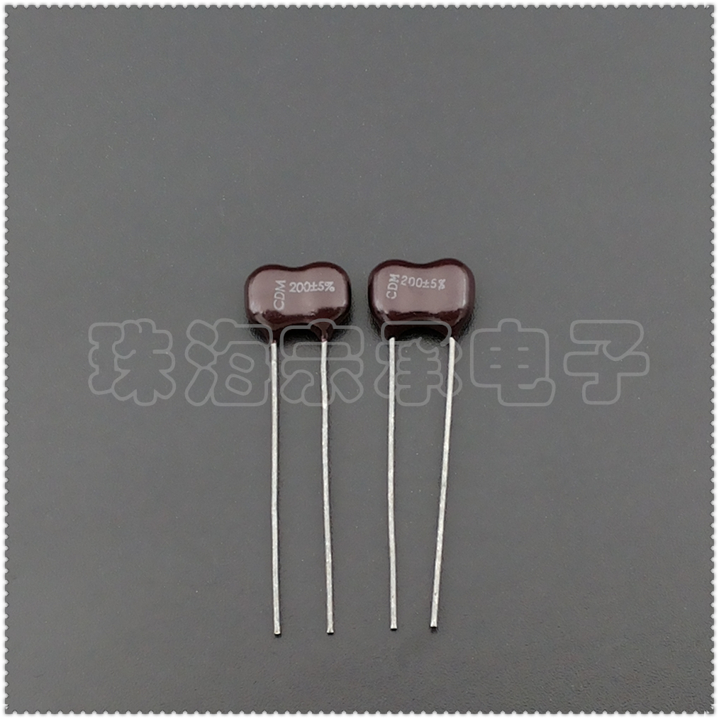进口墨西哥 200pF 500V CDM 201 云母电容器