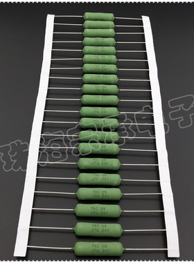 进口捷克 2欧 5W Vishay/Draloric PAC05 2R0 线绕电阻器