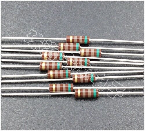 进口美国 AB 510R RCR07 1/4W 0.25W 510欧 碳芯 实芯 无感电阻