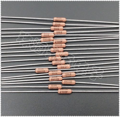 进口美国 270R 1/4W DALE RN55D 2700F 金属膜电阻 0.25W 270欧