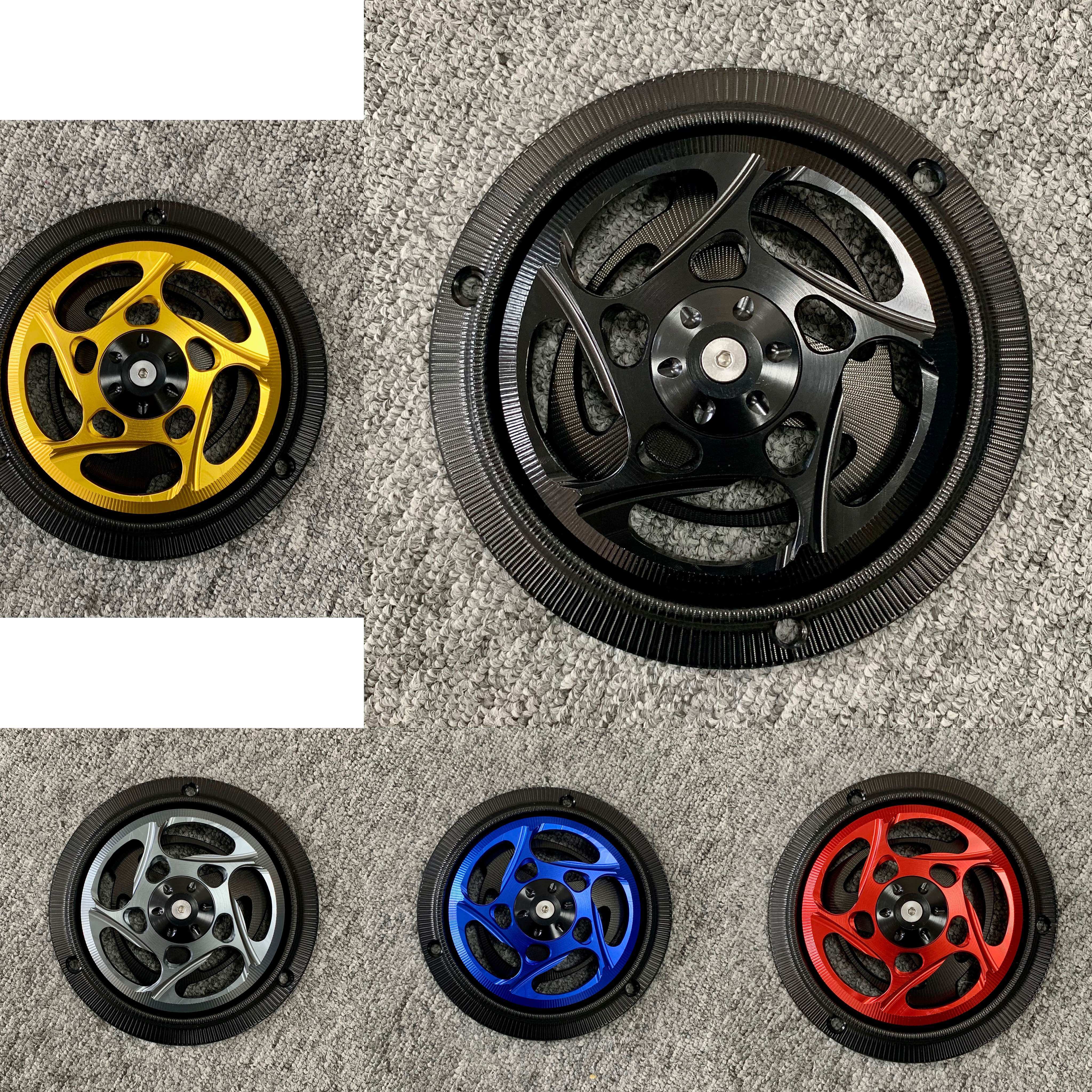 适用于比亚乔Vespa改装春天冲刺150发动机旋转风扇盖进风口散热盖