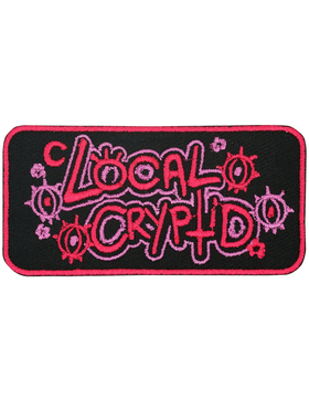 Local cryptid 英文标语个性衣服背包装饰刺绣布贴勾面魔术贴徽章