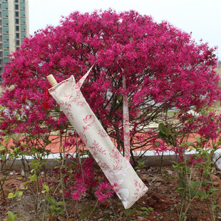 青花布伞袋伞套油纸伞工艺伞布袋布套收纳袋长条长筒型书法布袋子