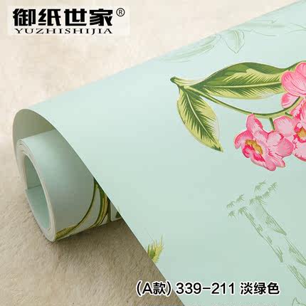 御纸世家 东南亚进口无纺布墙纸 客厅书房卧室电视背景墙纯纸壁纸