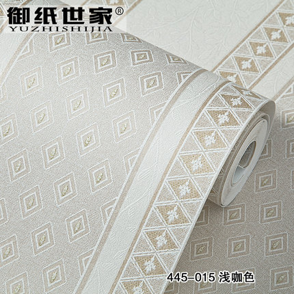 御纸世家 现代简约无纺布墙纸 卧室客厅书房电视背景墙竖条纹壁纸