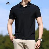翻领冰丝无痕凉感运动休闲商务刺绣速干T恤 男夏季 品牌短袖 polo衫