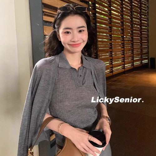 正奇特服饰/春夏新品 2026娇贵Lady通勤薄款女羊毛针织