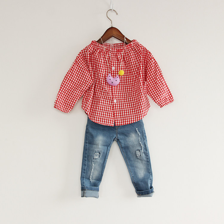 Chemise fille à manche longue - Ref 2086737 Image 1