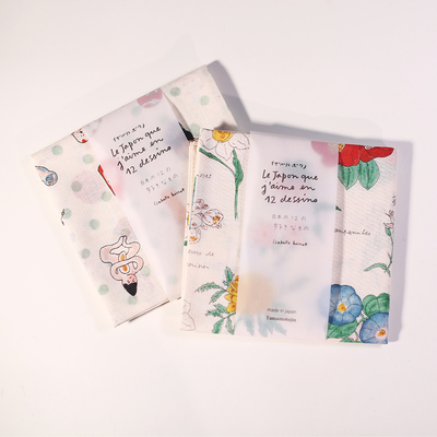 和音日式手帕手绢纯棉女士手巾方巾薄款吸汗发带小围巾伴手礼礼物