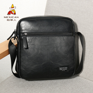 差包 包邮 稻草人单肩包男休闲小包新款 大容量斜挎包街头潮流简约挂