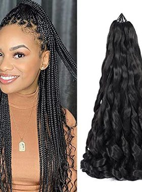 法式大卷钩针发French Curly Loose Wave Crochet Hair 22inch