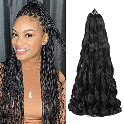 法式大卷钩针发French Curly Loose Wave Crochet Hair 22inch