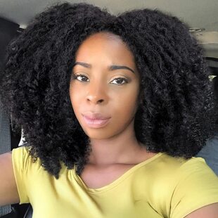 Short Curly Afro Wig Kinky Wigs for Black Women Kinky Curly