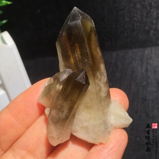 天然茶晶小簇实物图特价