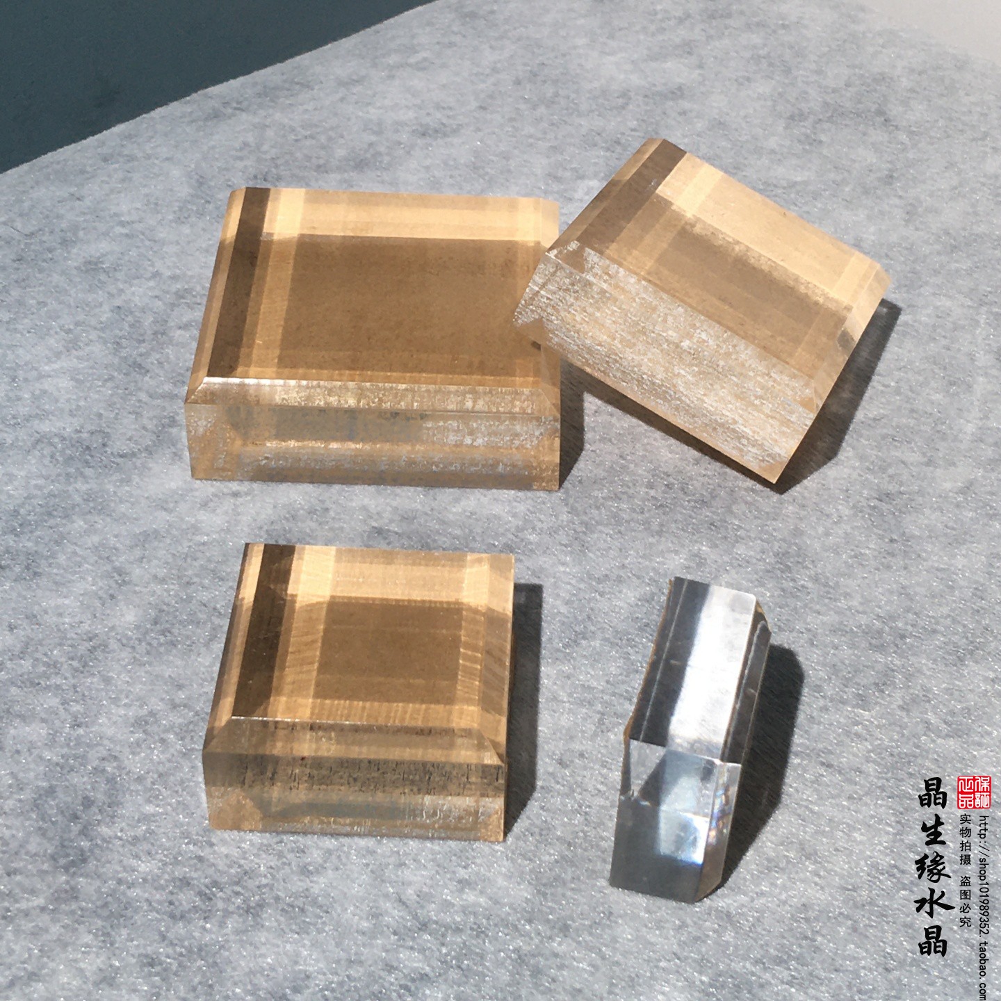 亚克力水晶方块底托底座首饰水晶装饰座