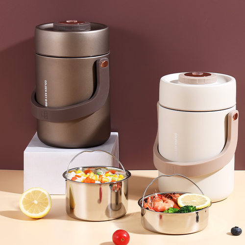 防漏汤真空保温饭盒304不锈钢