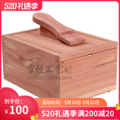 Shoe Care Valet雪松实木收纳盒 外贸原单Cedar 香木擦鞋 箱工具箱