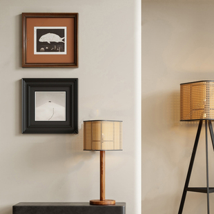 简约中古风装饰画艺术复古软装挂画客厅包豪斯风组合壁画独家定制