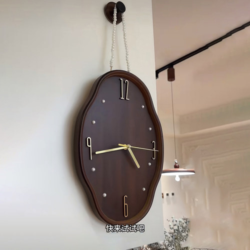 复古高级感美式创意钟表摆件挂饰