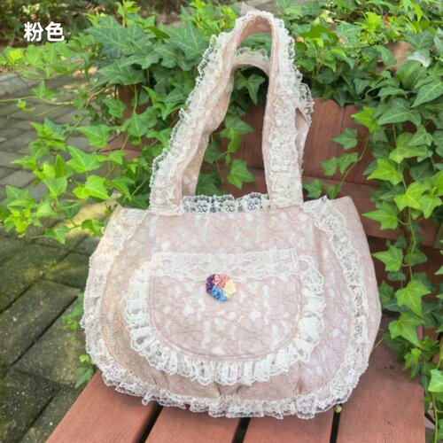 特价出口日本蕾丝洛丽塔Lolita手拎包单肩包