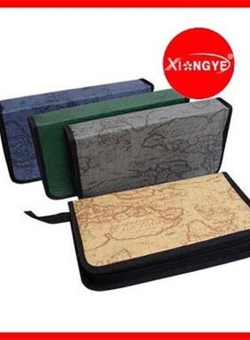 正品雄业 航海地图CD包 收纳40片 优质80片装光盘包 世界地图纹