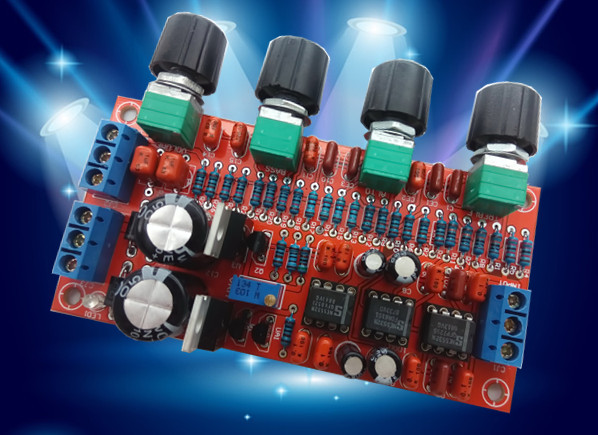 NE5532发烧级音频前置放大音调板 专业级2.0音效调节电路