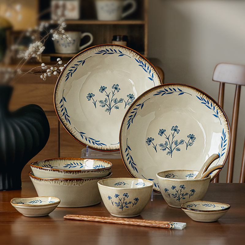 高颜值陶瓷碗碟套装乔迁碗具