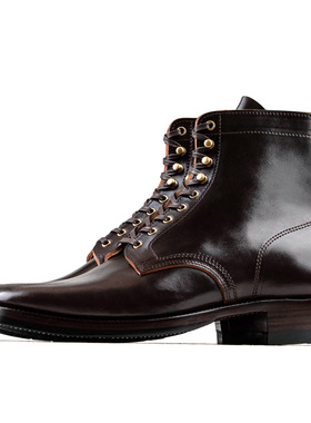 Land boots - Hand Dyed Black/Brown Horsebutt TPR-xbxs®boots