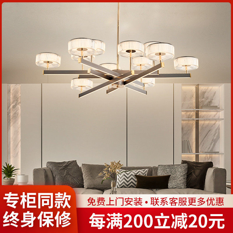 实体店同款吊灯北欧灯具现代简约大气主客厅卧室灯商用餐厅灯星格_虎窝淘