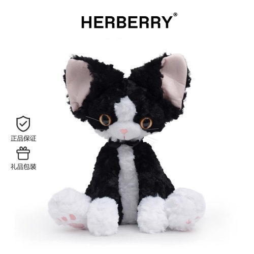 超可爱德文卷毛猫玩偶毛绒玩具