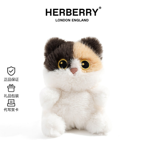 三花猫玩偶抱枕毛绒玩具布娃娃