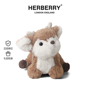 英国HERBERRY奈良小鹿毛绒玩具可爱鹿公仔睡觉抱枕女孩小玩偶娃娃