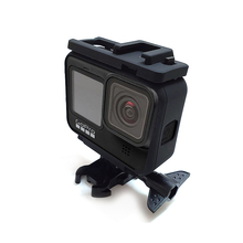 适用GoPro11 8边框Hero7 5black散热外壳固定狗笼兔笼配件