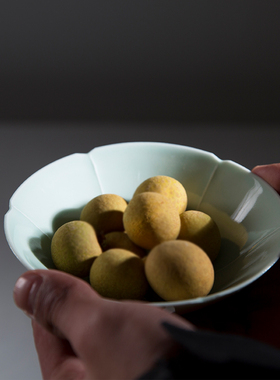 仿古瓷器 复古北宋风格 影青釉斗笠碗 茶碗 古董古玩收藏摆件