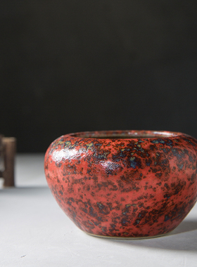 景德镇民国水缸摆件古董古玩